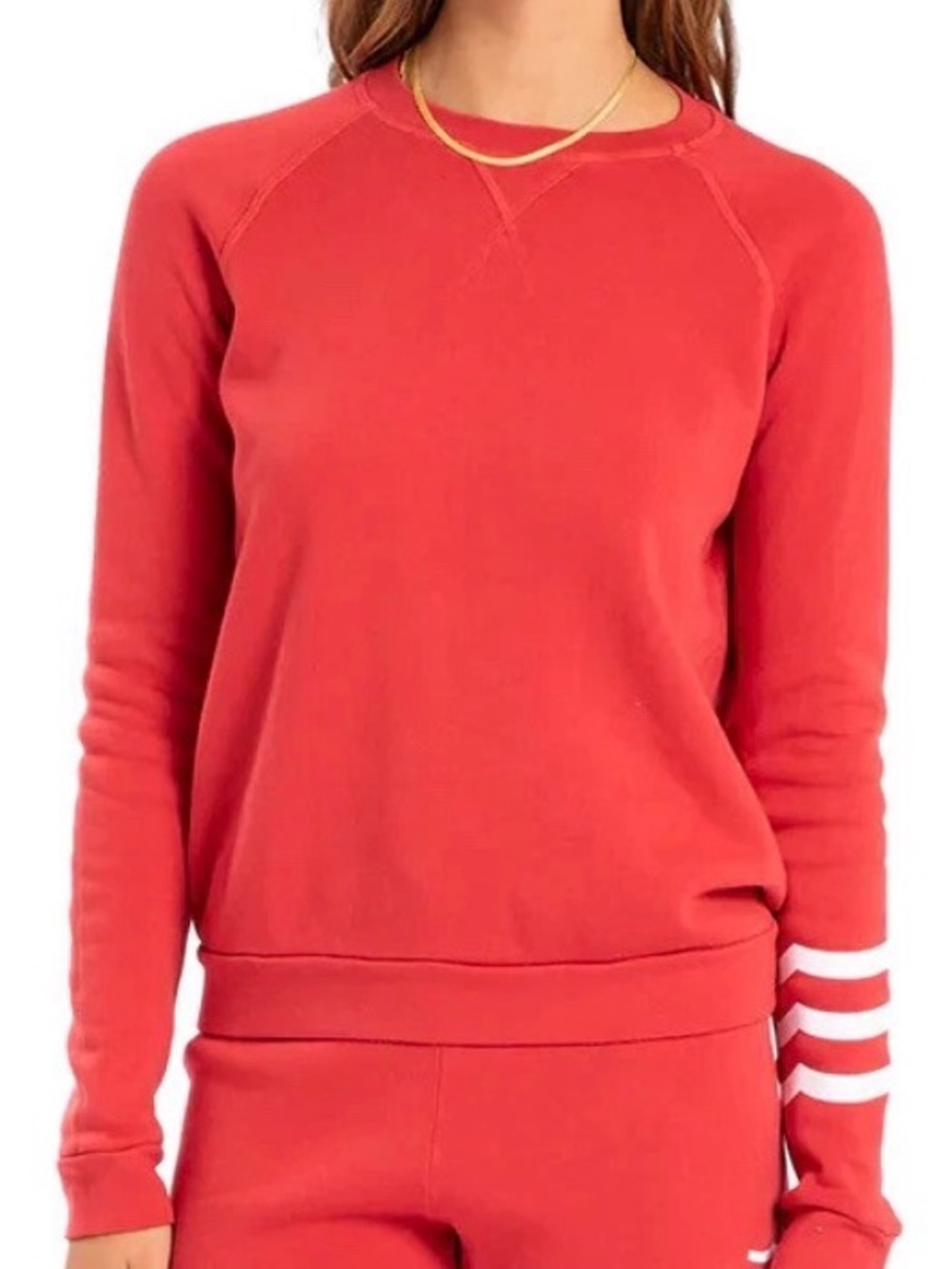 Sol Angeles Essential Coastal Waves Crew Neck Cotton Sweatshirt